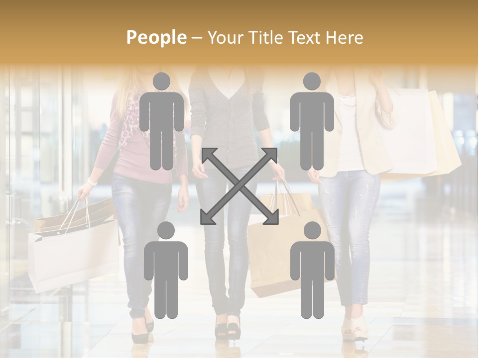 Joy Caucasian Fashion PowerPoint Template