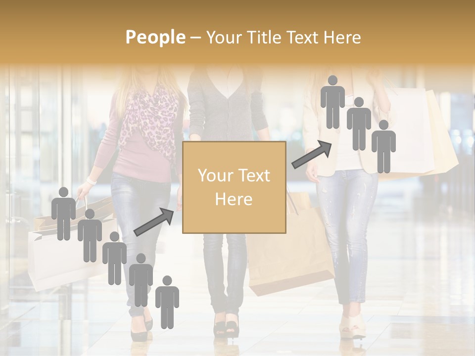 Joy Caucasian Fashion PowerPoint Template