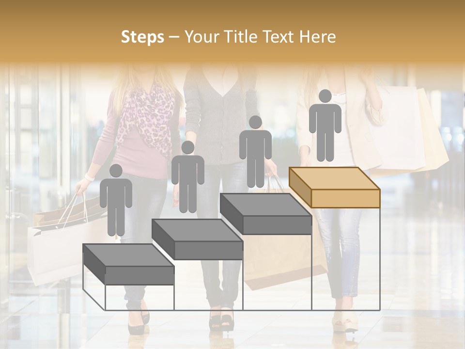 Joy Caucasian Fashion PowerPoint Template