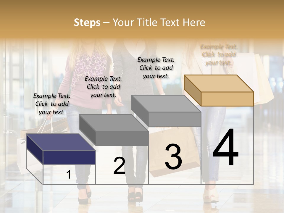 Joy Caucasian Fashion PowerPoint Template