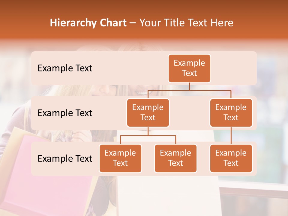 Looking Shopaholic Women PowerPoint Template
