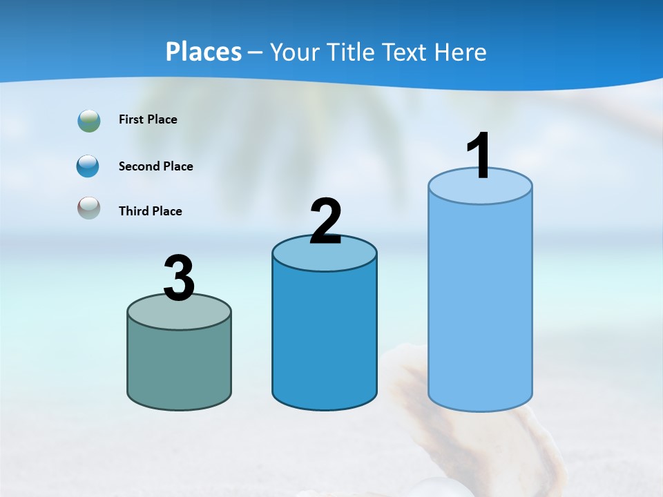 Sand Summer Shellfish PowerPoint Template