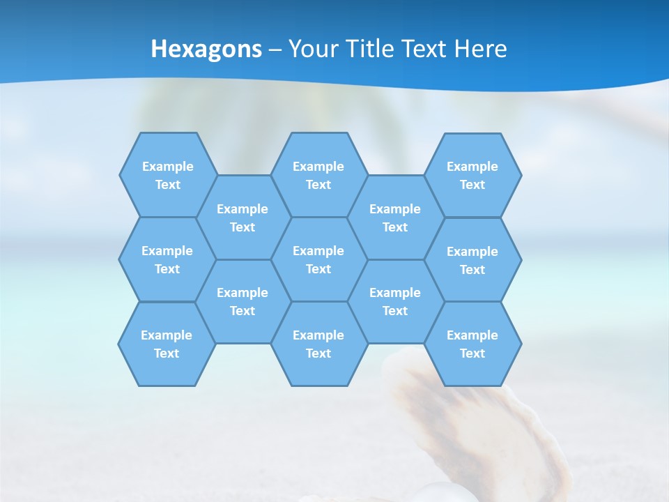 Sand Summer Shellfish PowerPoint Template