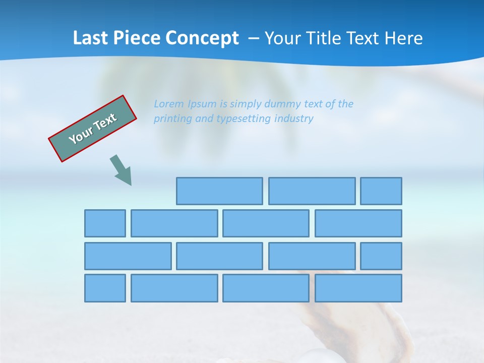 Sand Summer Shellfish PowerPoint Template