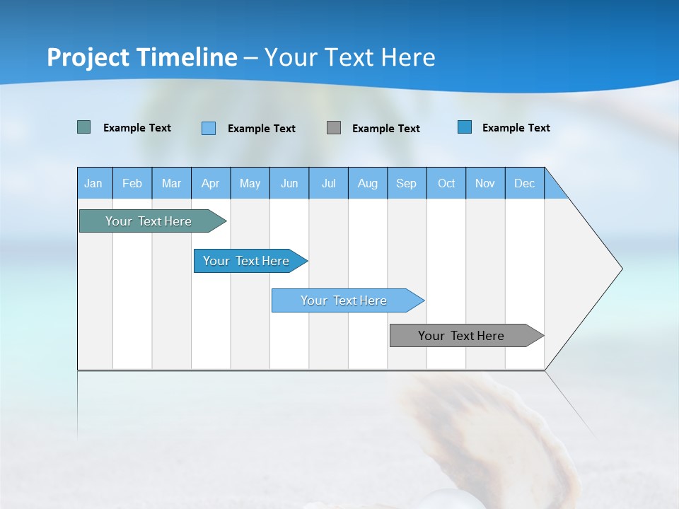 Sand Summer Shellfish PowerPoint Template