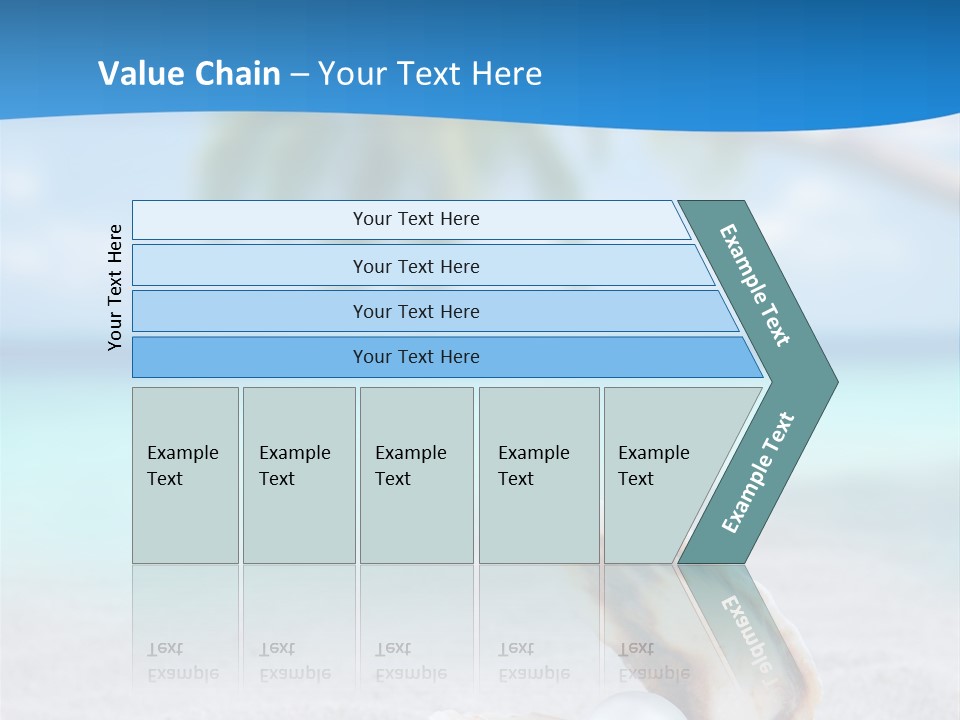 Sand Summer Shellfish PowerPoint Template