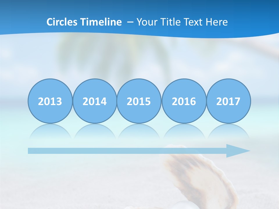 Sand Summer Shellfish PowerPoint Template