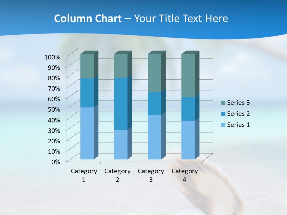 Sand Summer Shellfish PowerPoint Template