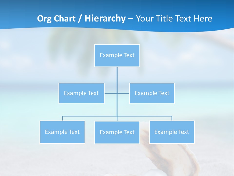 Sand Summer Shellfish PowerPoint Template