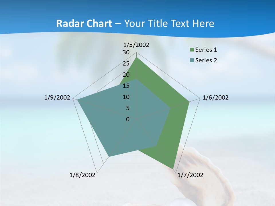 Sand Summer Shellfish PowerPoint Template