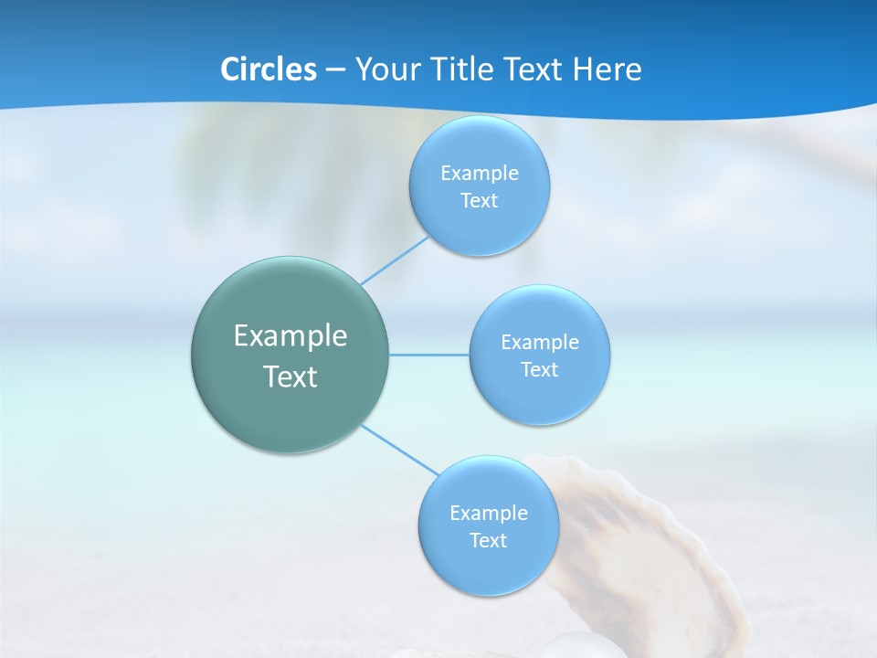 Sand Summer Shellfish PowerPoint Template