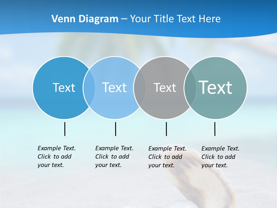 Sand Summer Shellfish PowerPoint Template