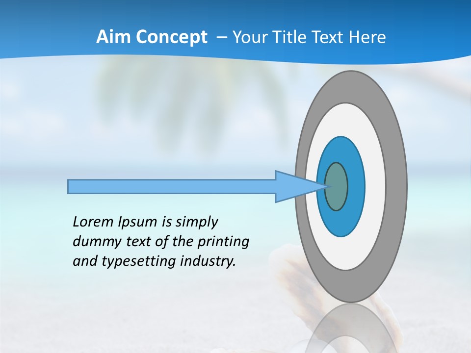 Sand Summer Shellfish PowerPoint Template