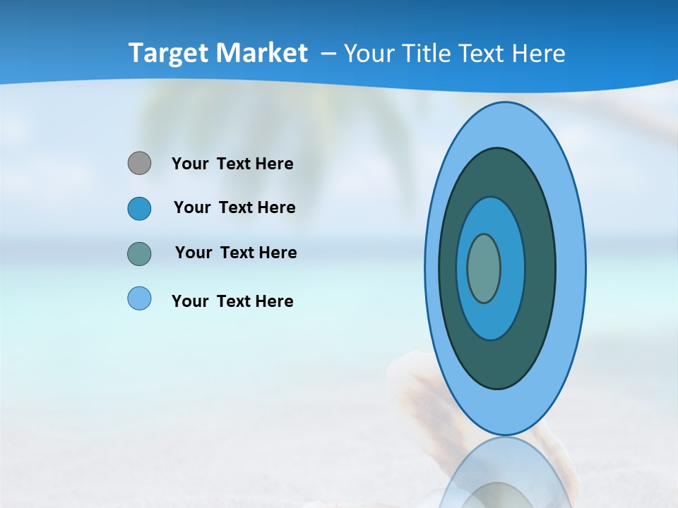 Sand Summer Shellfish PowerPoint Template