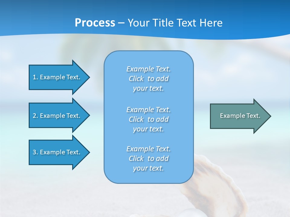 Sand Summer Shellfish PowerPoint Template