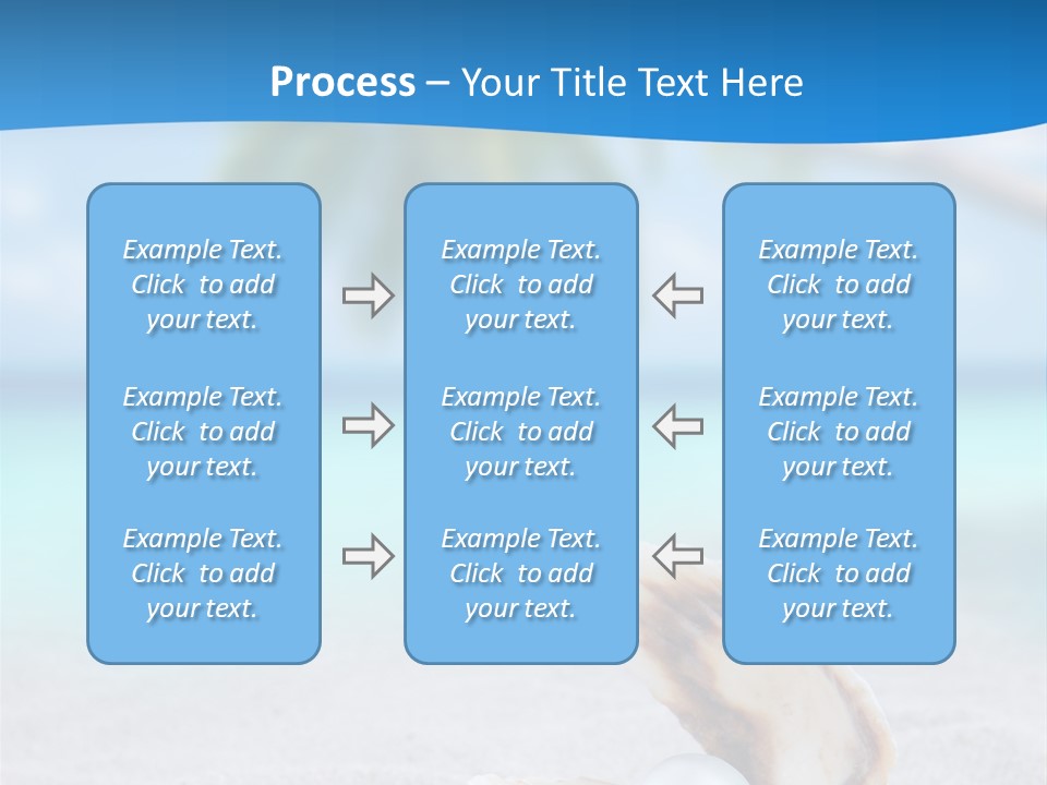 Sand Summer Shellfish PowerPoint Template