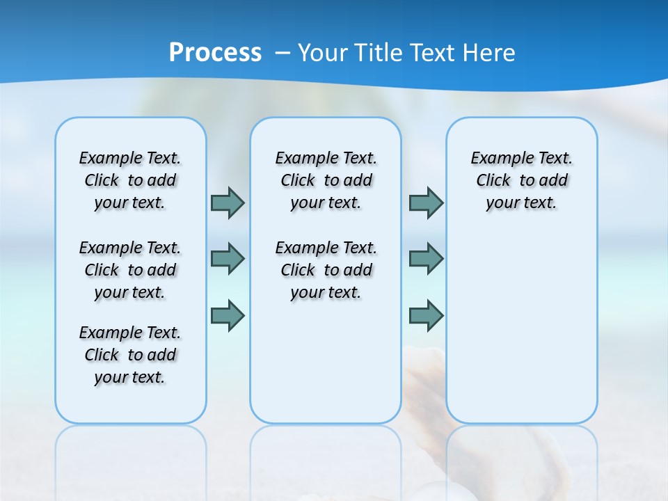 Sand Summer Shellfish PowerPoint Template