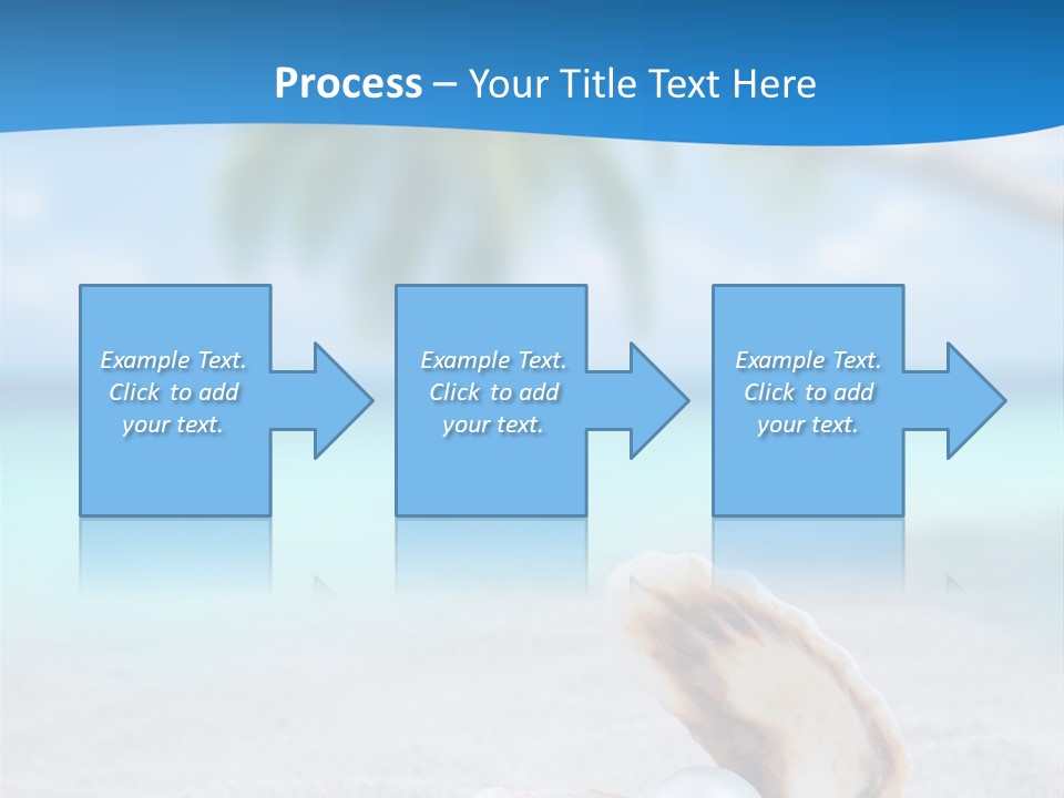 Sand Summer Shellfish PowerPoint Template