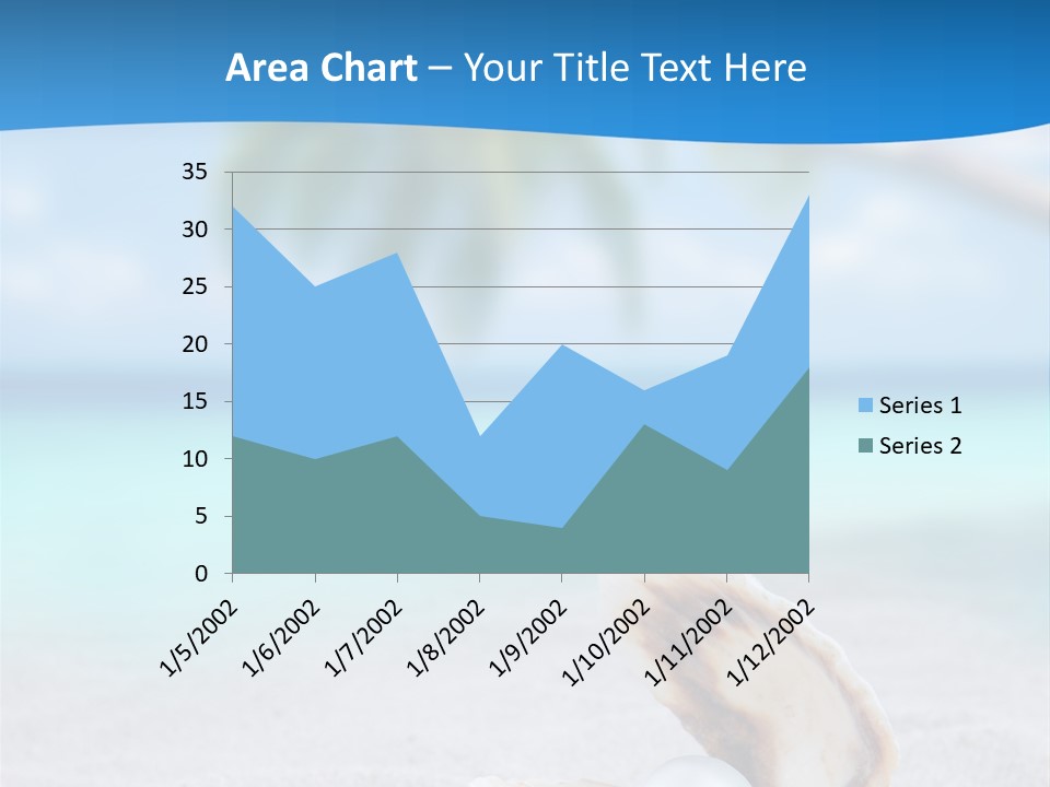 Sand Summer Shellfish PowerPoint Template