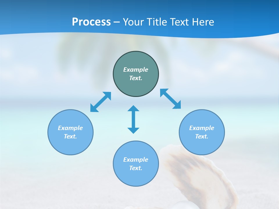 Sand Summer Shellfish PowerPoint Template