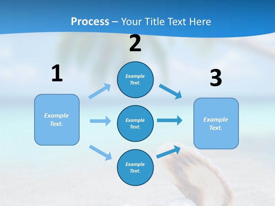 Sand Summer Shellfish PowerPoint Template