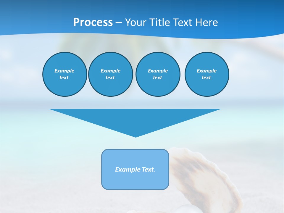 Sand Summer Shellfish PowerPoint Template