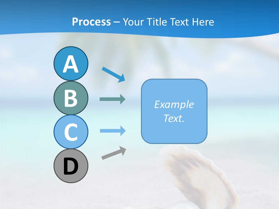 Sand Summer Shellfish PowerPoint Template