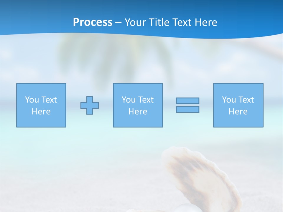 Sand Summer Shellfish PowerPoint Template