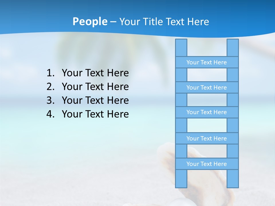 Sand Summer Shellfish PowerPoint Template