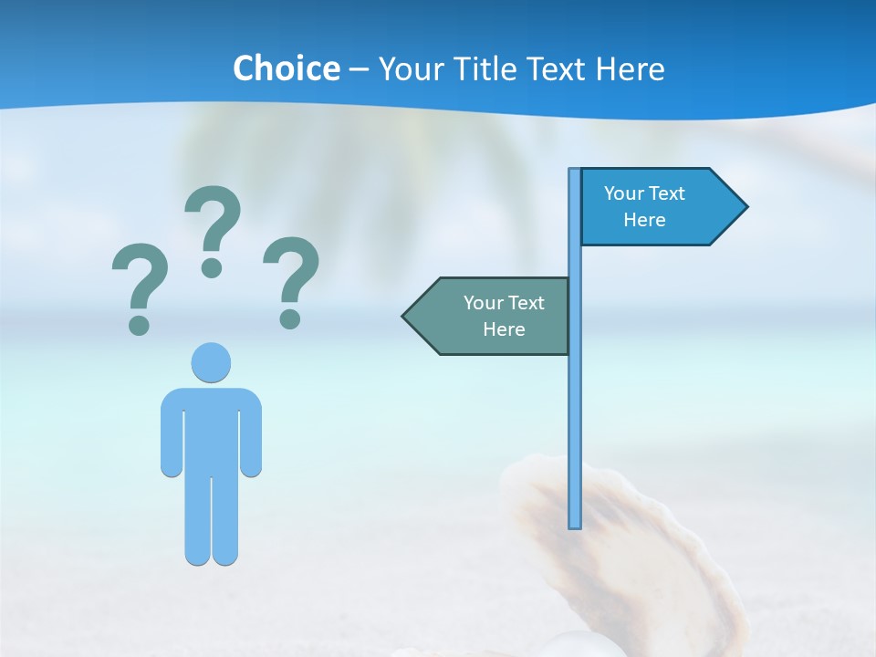 Sand Summer Shellfish PowerPoint Template