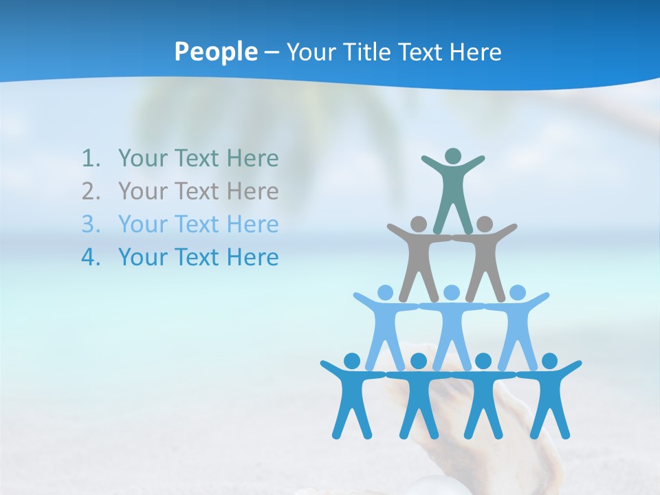 Sand Summer Shellfish PowerPoint Template