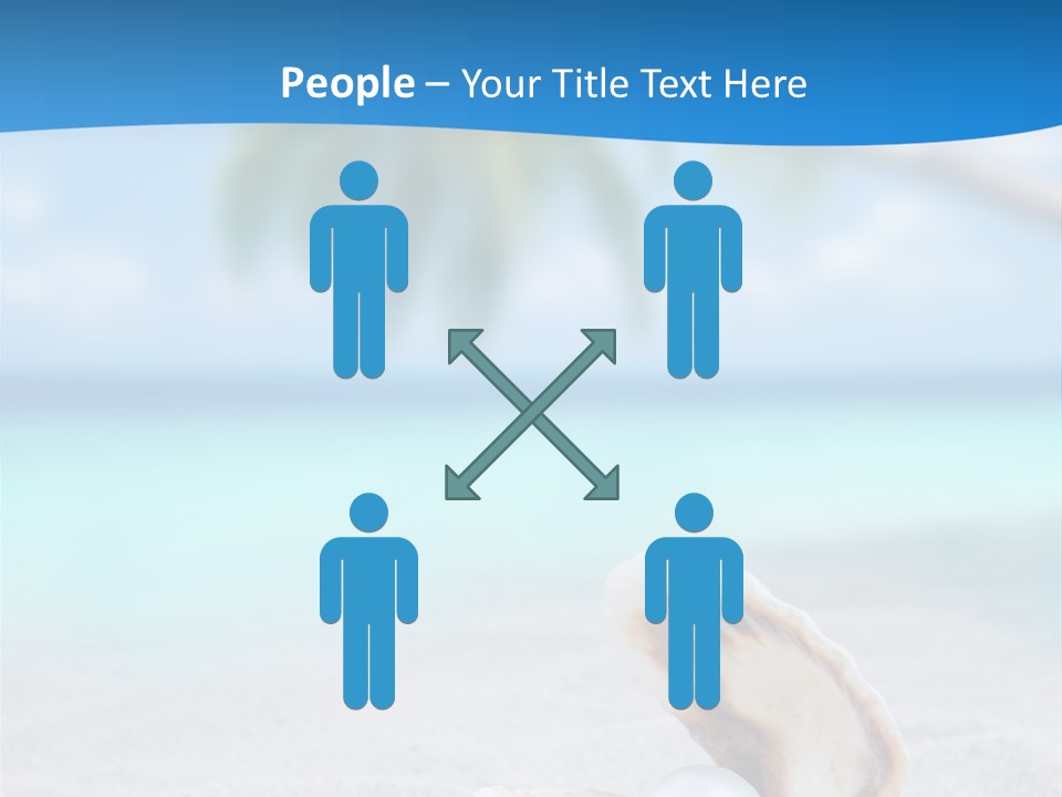 Sand Summer Shellfish PowerPoint Template