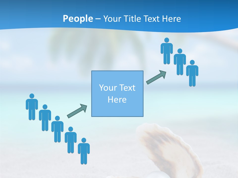 Sand Summer Shellfish PowerPoint Template