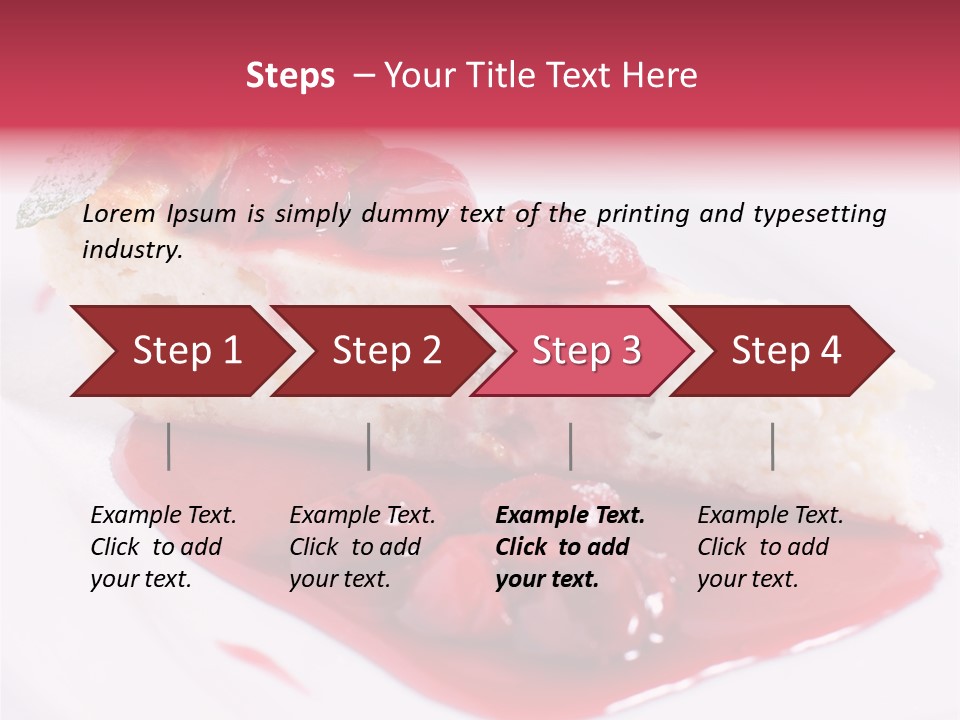 Cherry Tasty Domestic PowerPoint Template