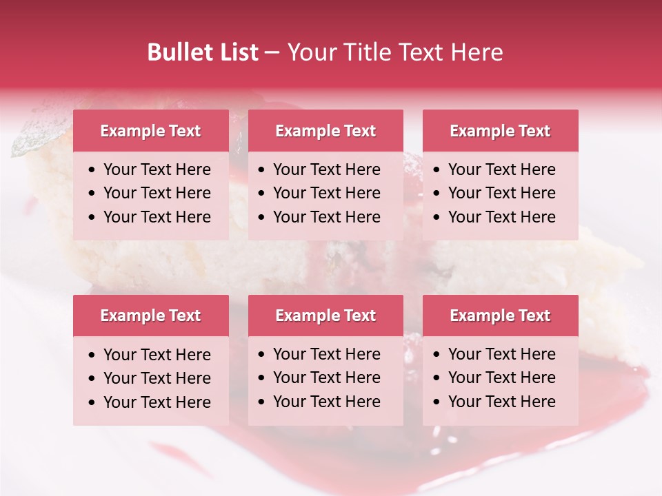 Cherry Tasty Domestic PowerPoint Template