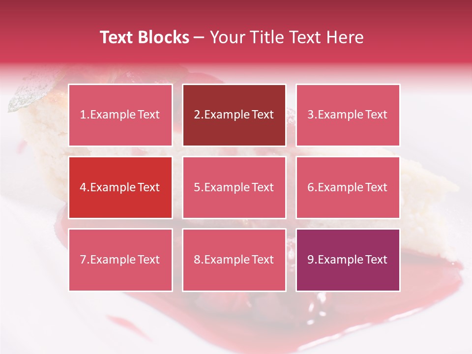 Cherry Tasty Domestic PowerPoint Template