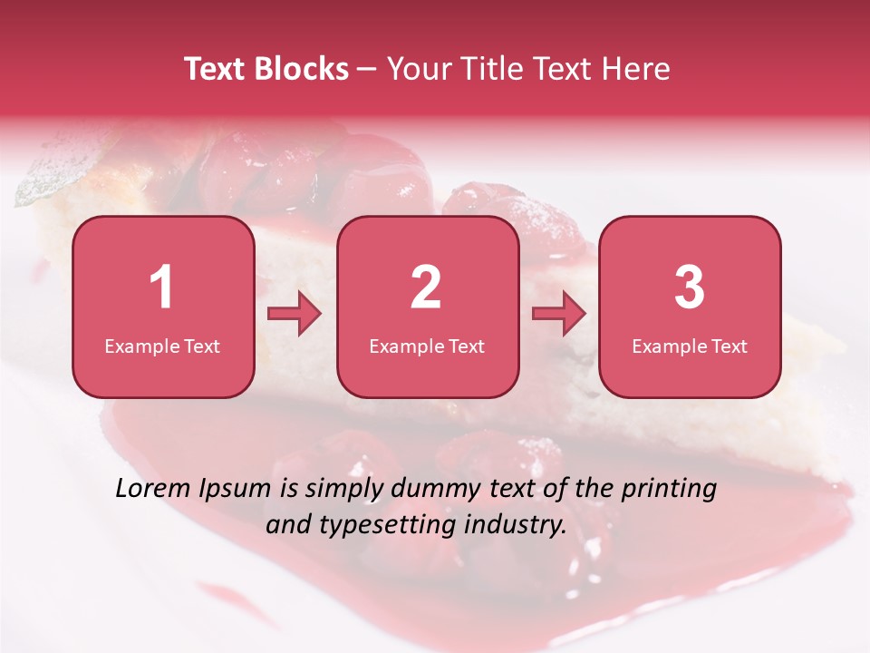Cherry Tasty Domestic PowerPoint Template