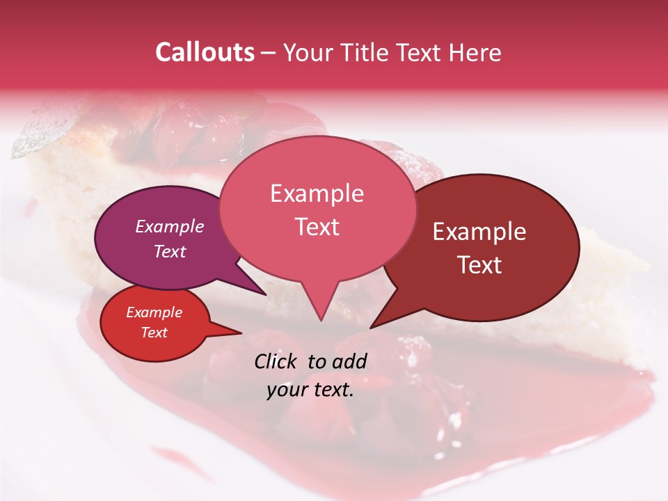 Cherry Tasty Domestic PowerPoint Template
