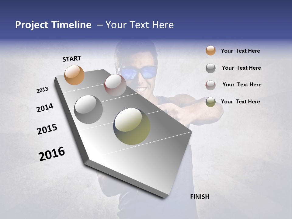 Vintage Game Teen PowerPoint Template