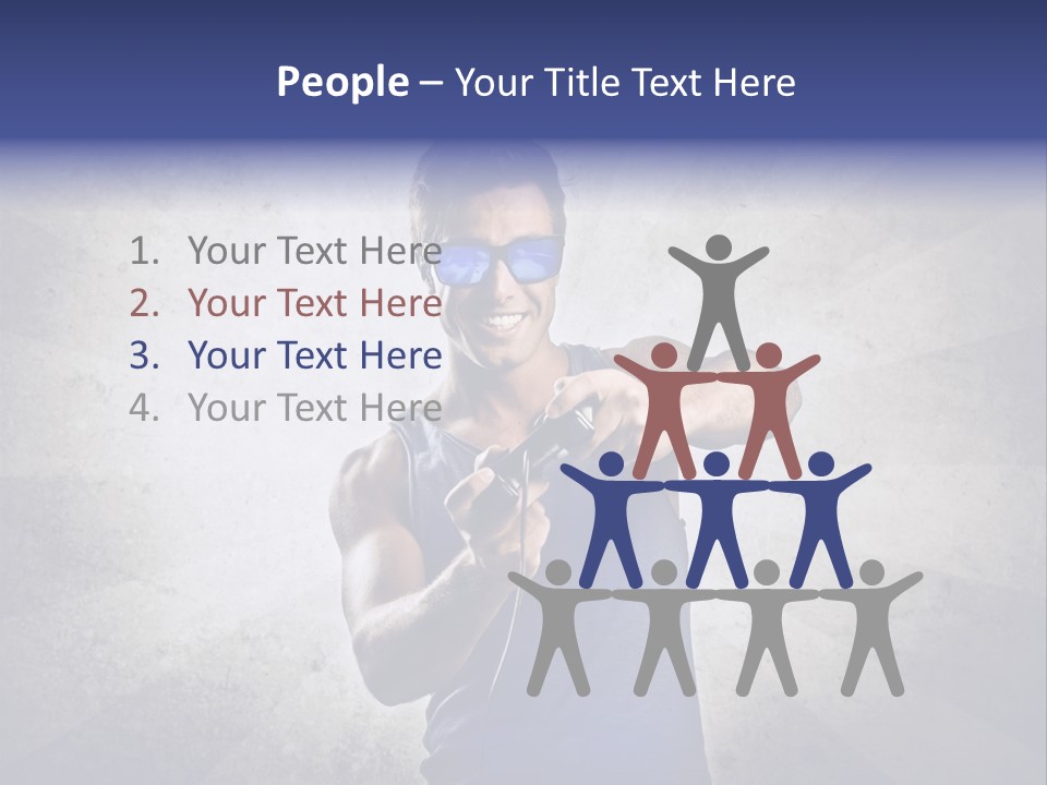 Vintage Game Teen PowerPoint Template