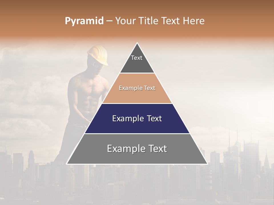 Cityscape Business Caucasian PowerPoint Template