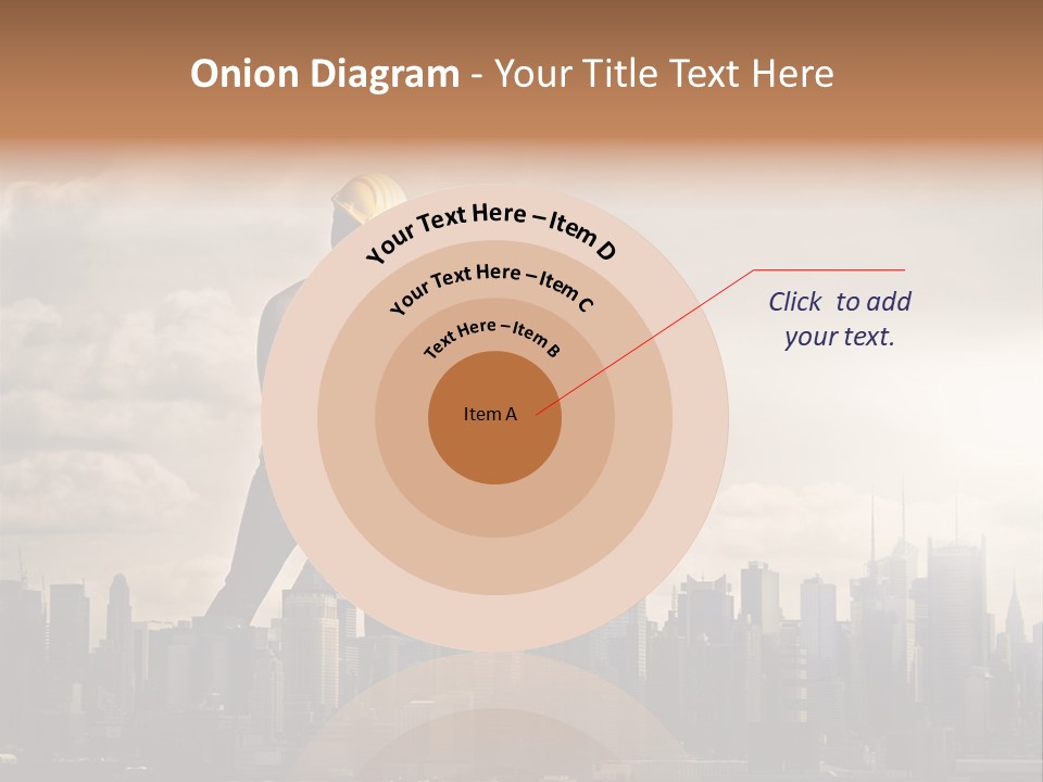 Cityscape Business Caucasian PowerPoint Template