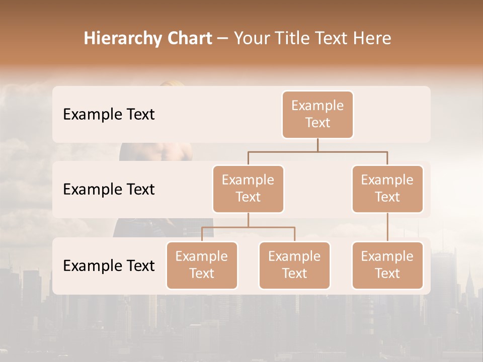 Cityscape Business Caucasian PowerPoint Template