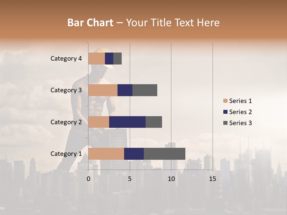 Cityscape Business Caucasian PowerPoint Template