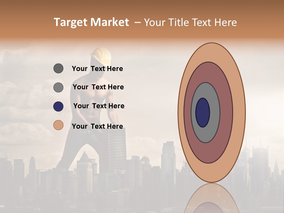 Cityscape Business Caucasian PowerPoint Template