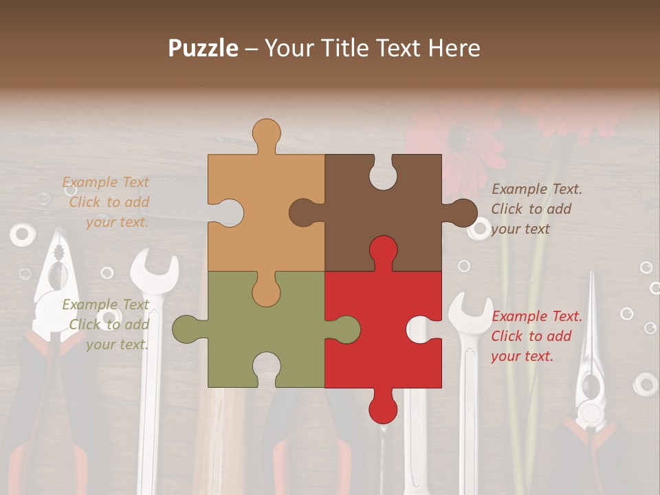 Horizontal Dad Gerber PowerPoint Template