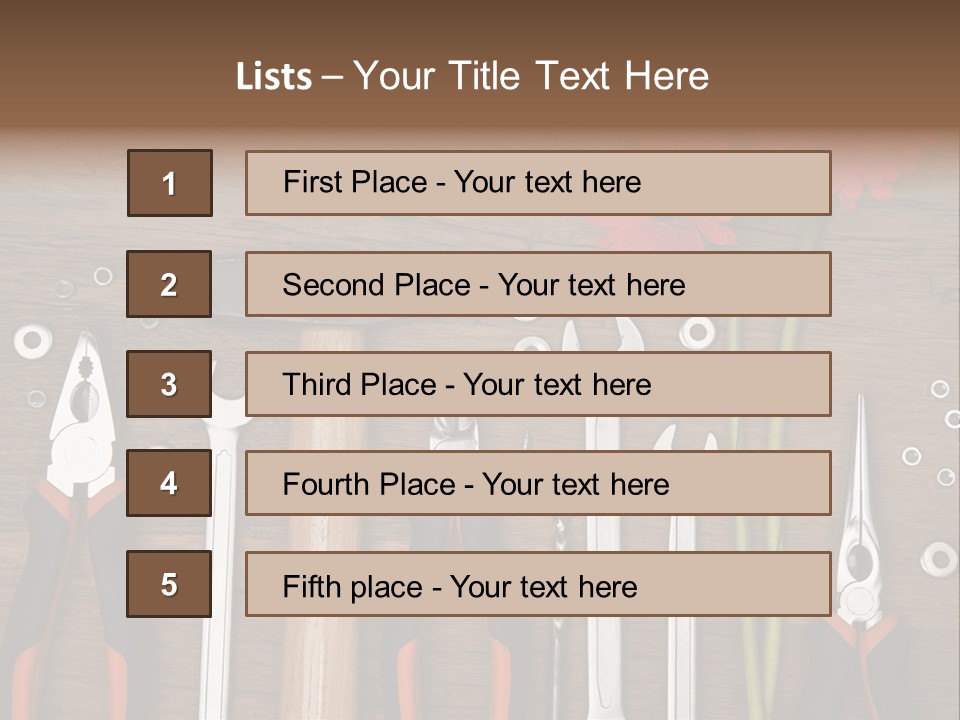 Horizontal Dad Gerber PowerPoint Template
