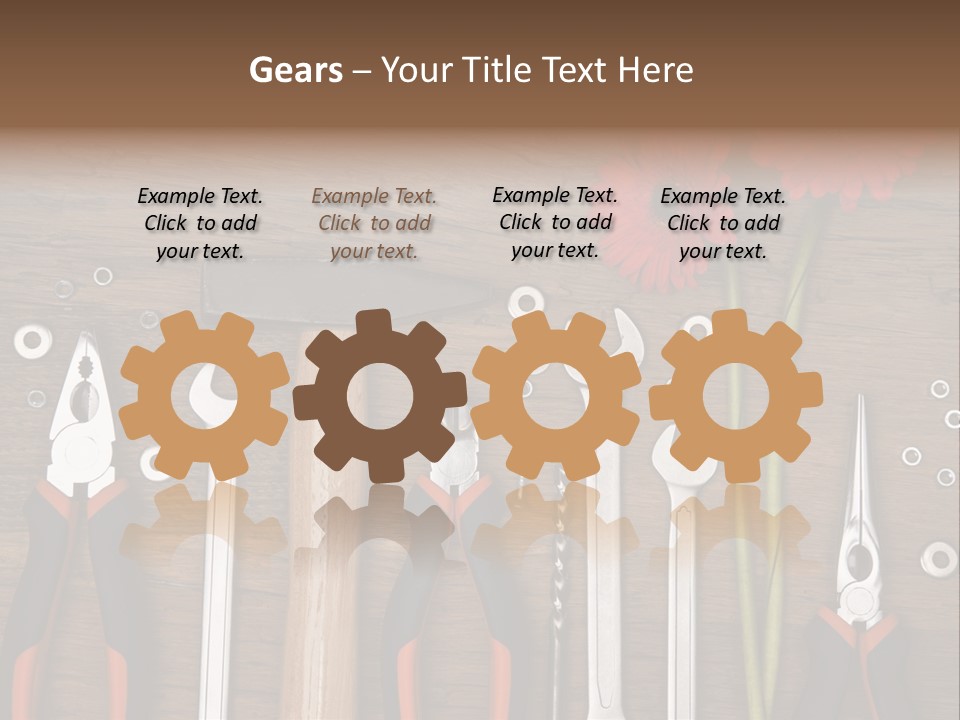Horizontal Dad Gerber PowerPoint Template