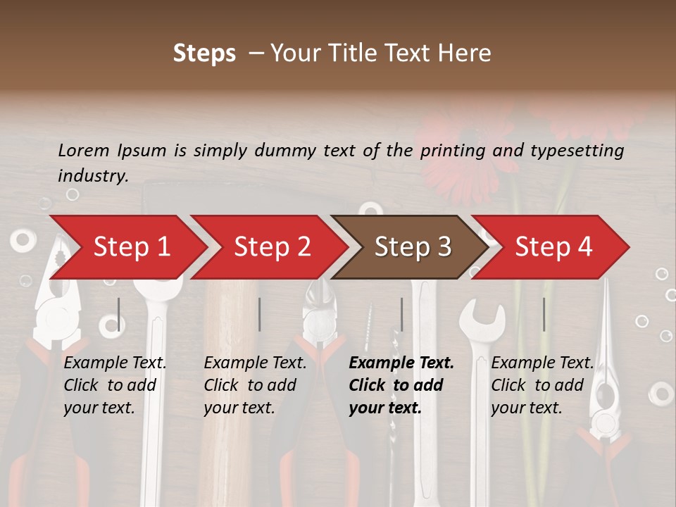 Horizontal Dad Gerber PowerPoint Template