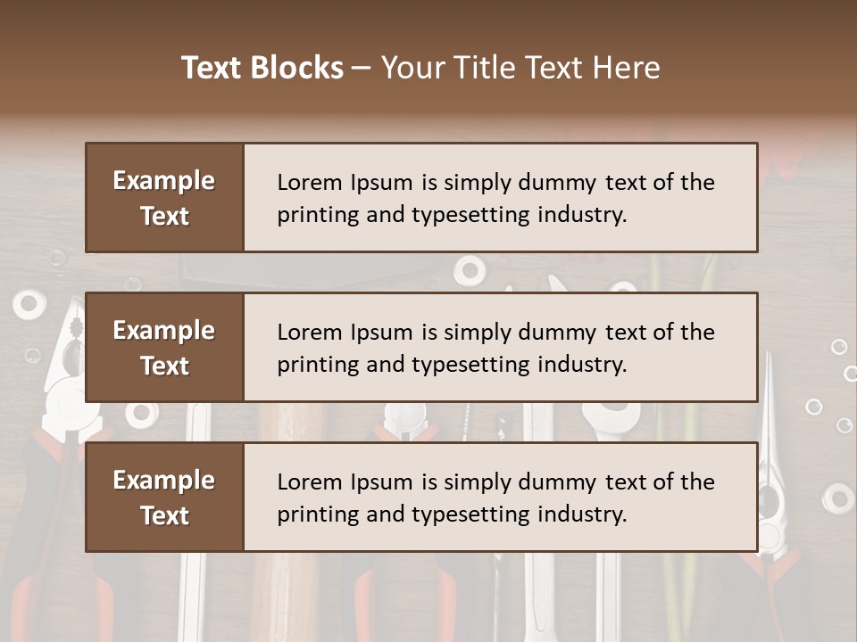 Horizontal Dad Gerber PowerPoint Template